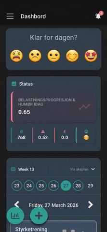 Treningskompasset screenshot