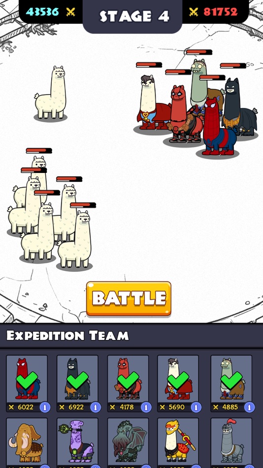 #5. Mutant Llama: IDLE Breed Games (iOS) 由: Fansipan Limited