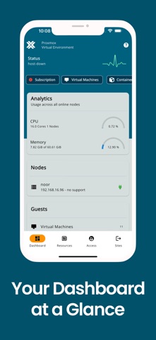 Proxmox VE Companion screenshot