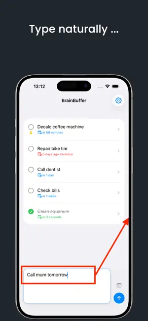 BrainBuffer screenshot 2