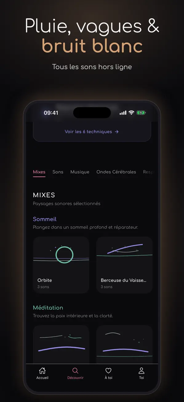 Screenshot #3 pour Calmspace: Sons pour Dormir