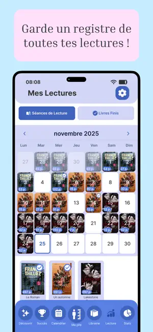 Book Nova : Suivi de Lecture iPhone screenshot 2