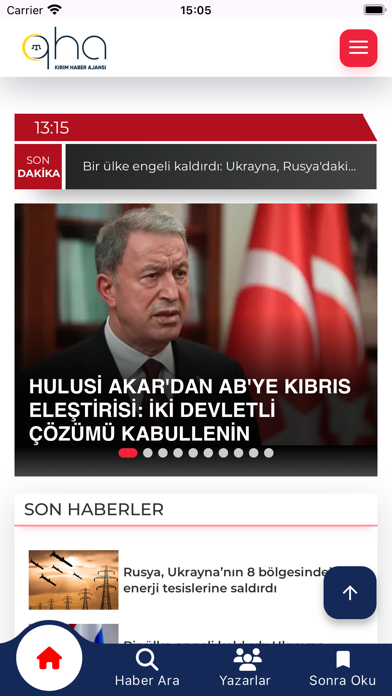 Kırım Haber Ajansı Screenshot