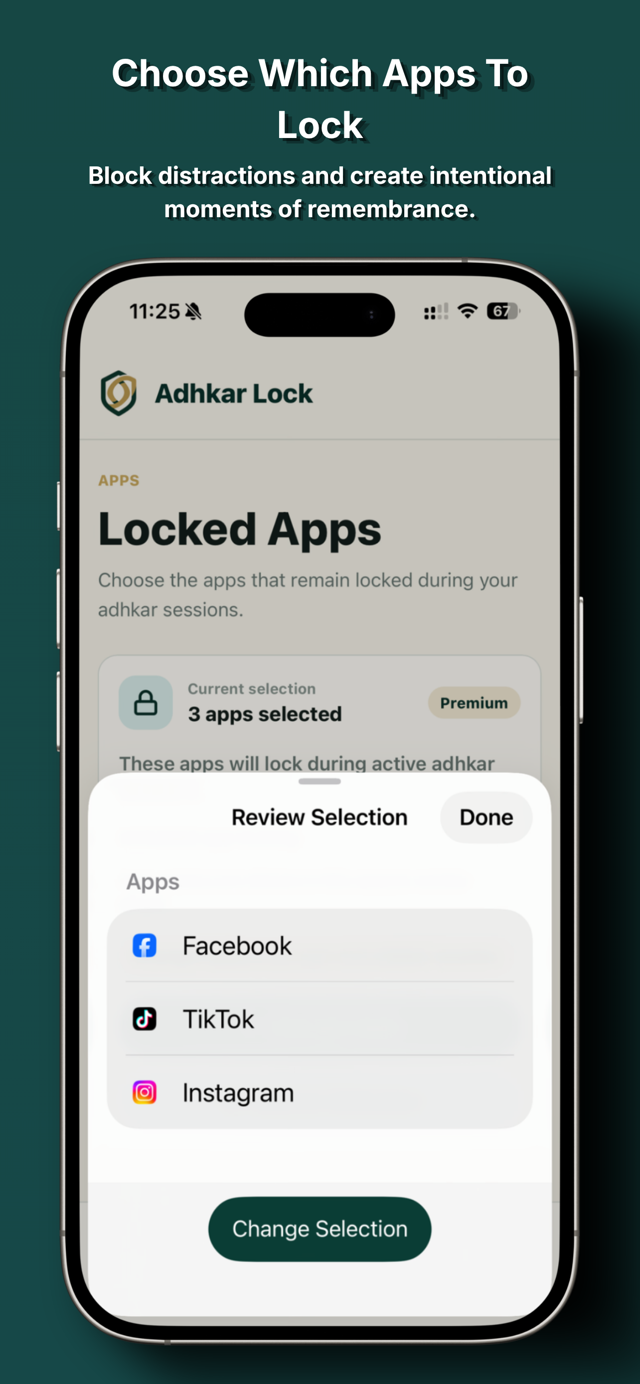 Adhkar Lock screenshot 5