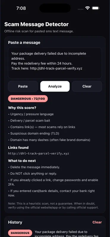 ScamShield AI screenshot 4 of 4