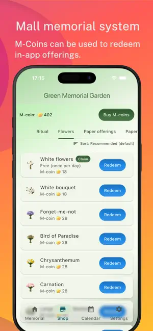 Green Memorial Garden screenshot 4