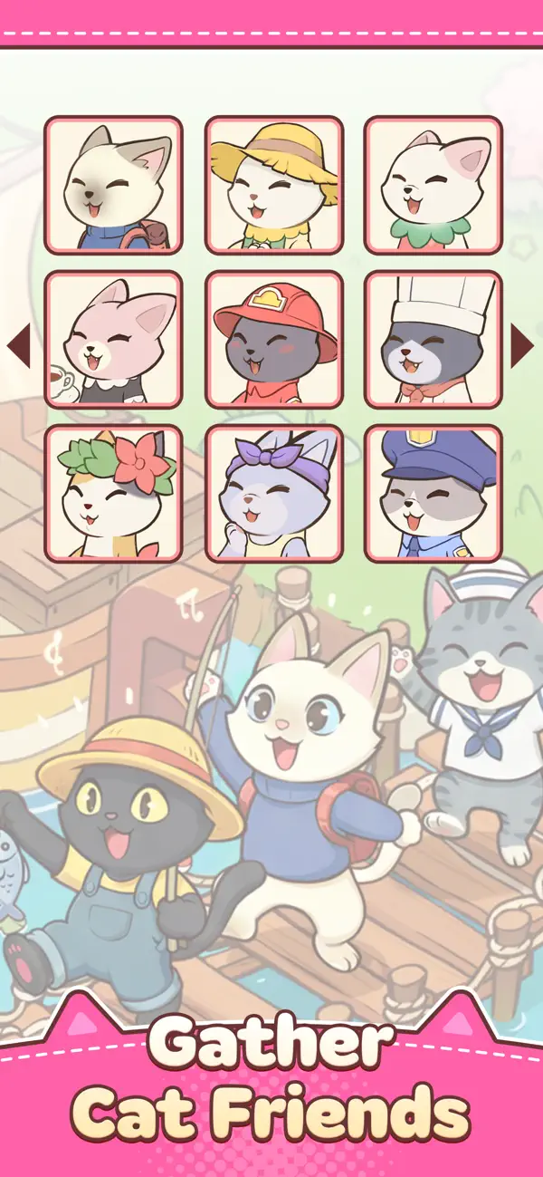 Merge Cat Town iOS Mod IPA screenshot 5 - iOS game interface