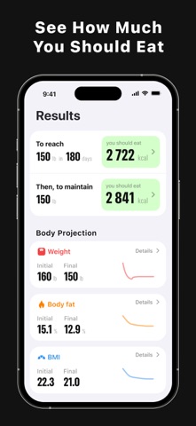 Calorie Calculator – TDEE, BMI Screenshot 3 of 6