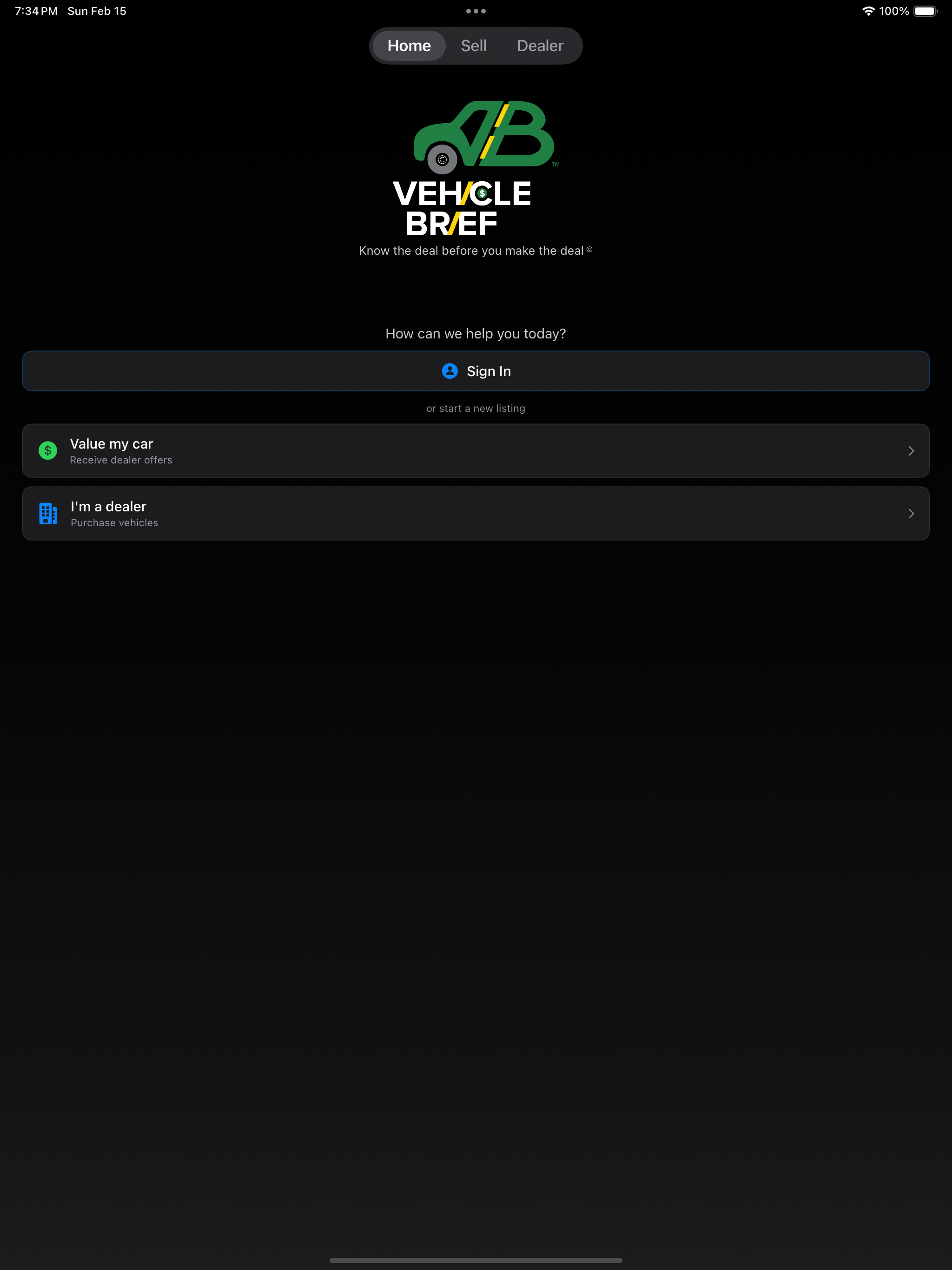 VehicleBrief