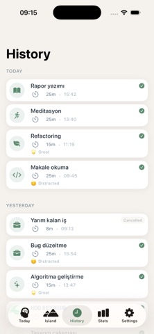 Focus Island: Pomodoro Timer Screenshot 3 of 6
