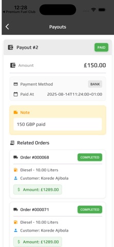 Premium Fuel Club Driver screenshot