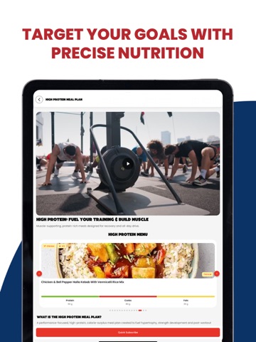 Meals on Me: Healthy Meal Plan iPad screenshot