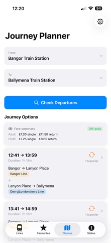 Station Stats NI screenshot