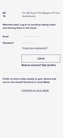 Nota - Simple Notes screenshot