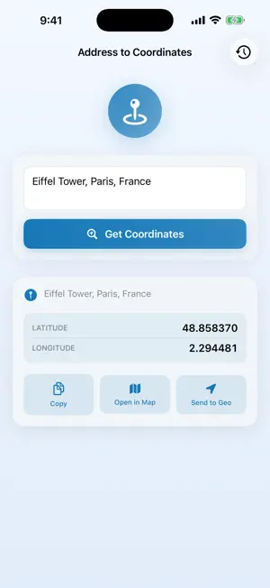 Addr: Address to Lat/Long screenshot 3