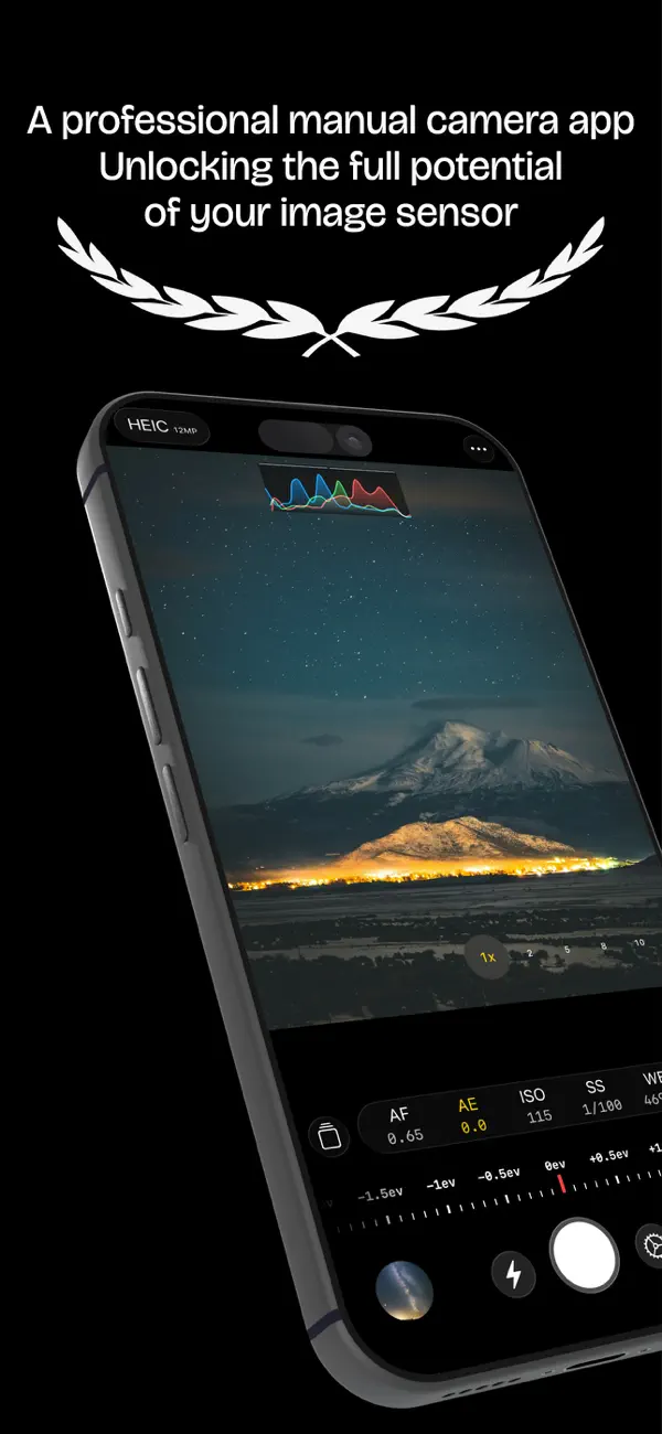 Screenshot #1 pour MyCam Pro – 48MP Manual ProCam