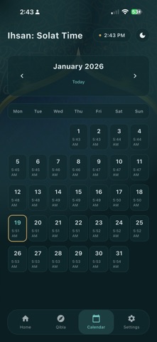 Ihsan: Solat Time Screenshot 4 of 5