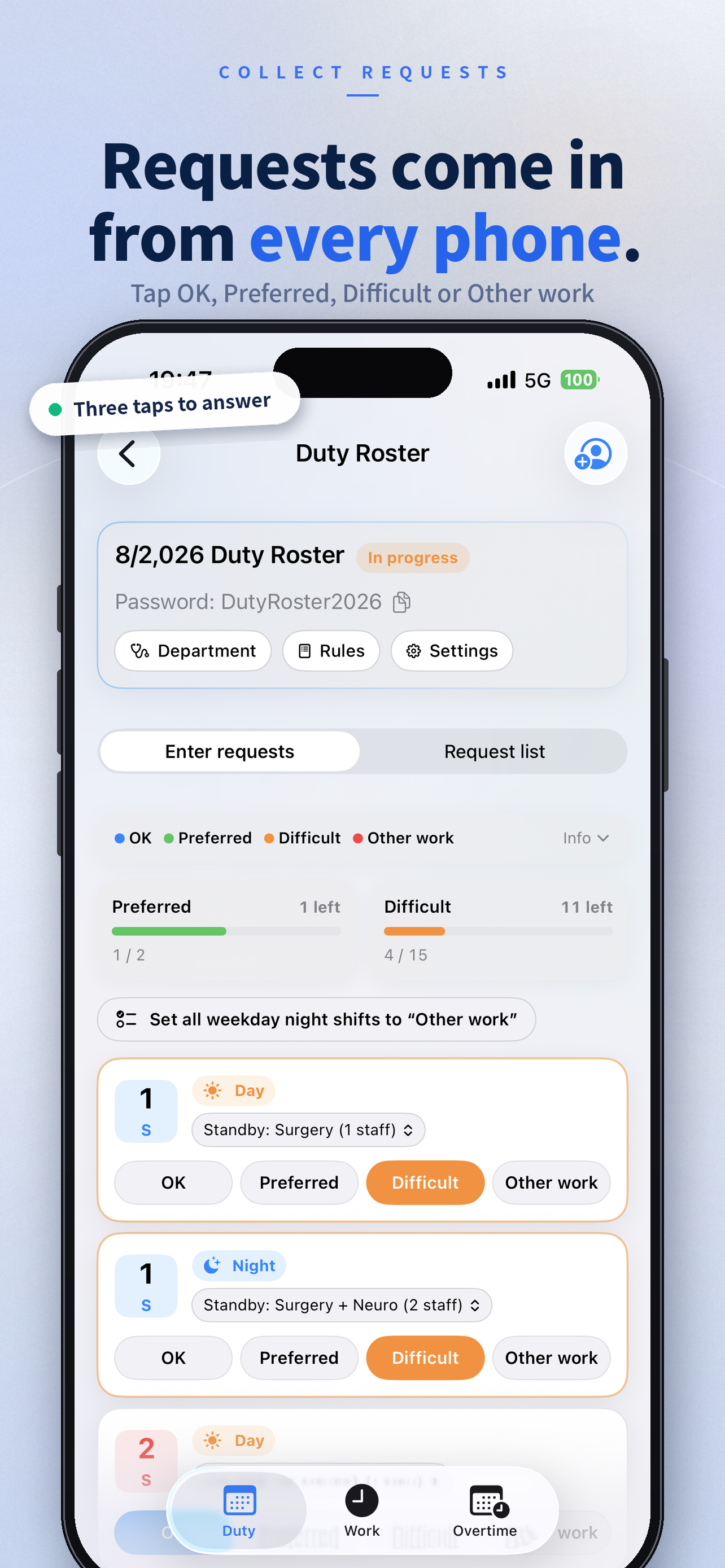 Duty Roster Maker screenshot 2