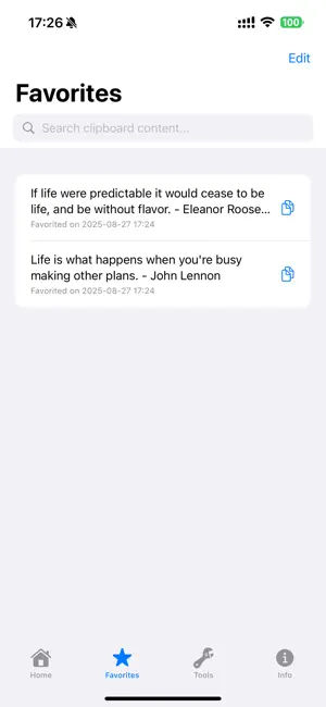 Mini Clipboard screenshot 2