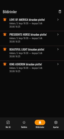 Yarış Defteri iPhone screenshot