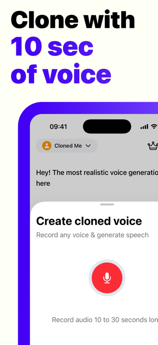 Text to Speech - Voice Clone Screenshot 3 of 6