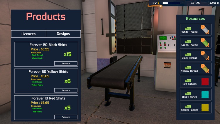 Factory Outlet Game Simualtor