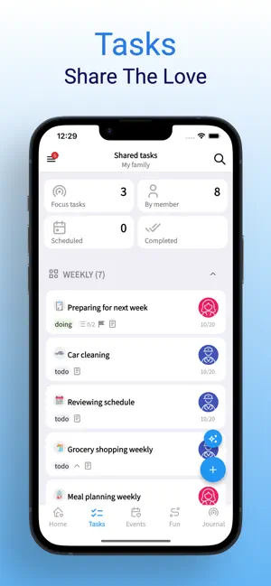 KAZOKU - Family Organizer App screenshot 2