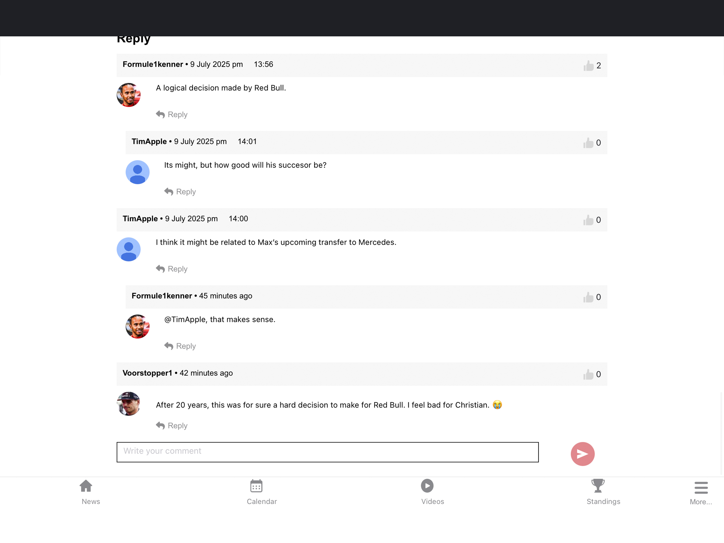 GPFans screenshot 11