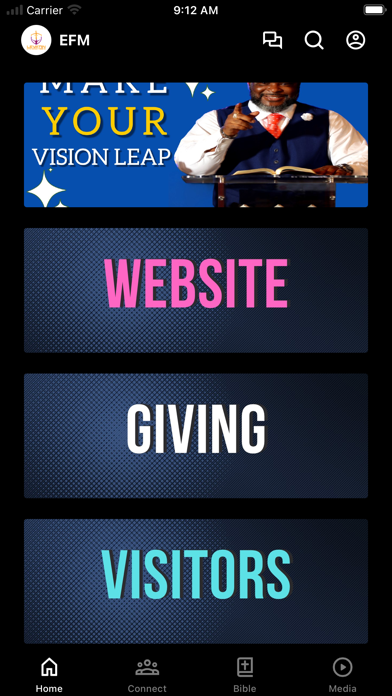 Elevating Faith Ministries Screenshot