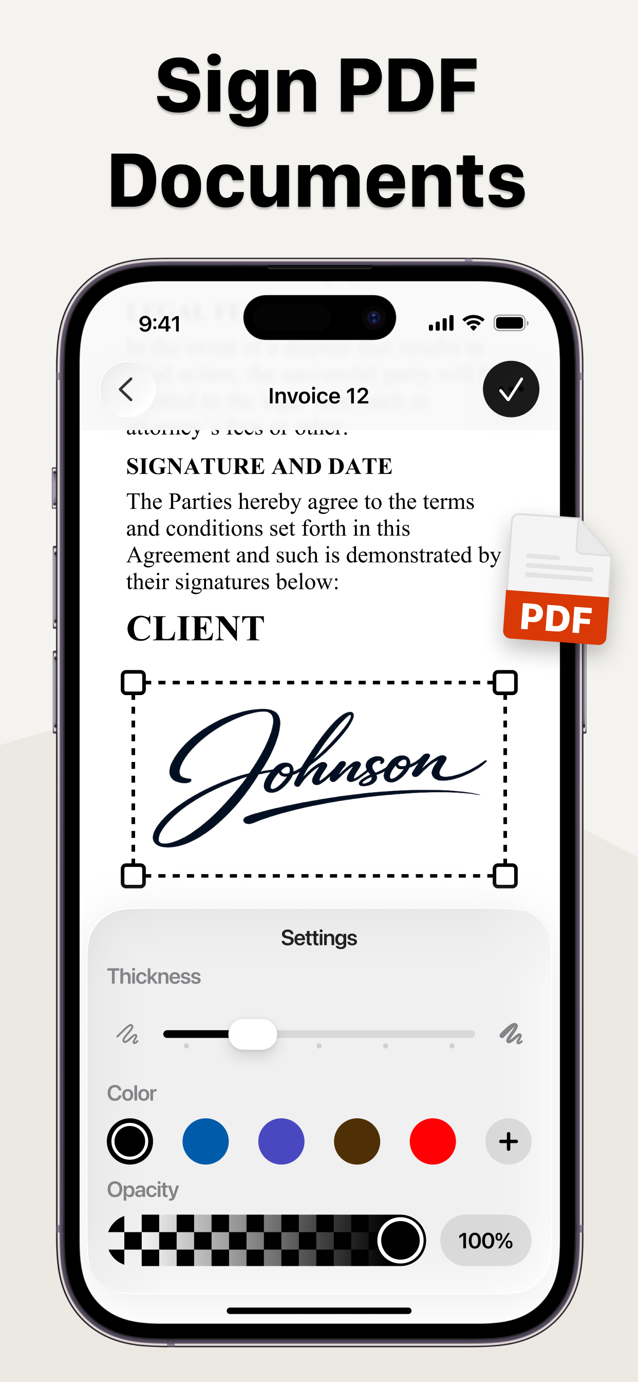 Signature: Fill and Sign PDF