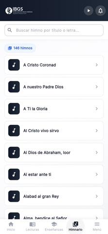 IBGS Chile iPhone screenshot
