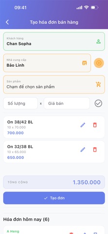 Quan Ly Hoa Don screenshot