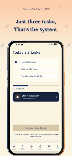 Sparked - Daily Motivation screenshot 3