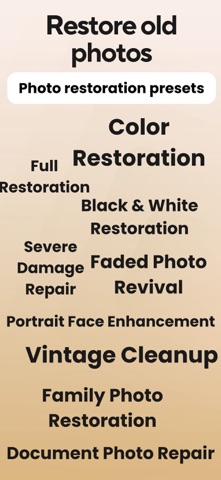Restore Old Photos: AI screenshot