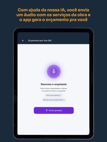 Tiler+: AI Job Estimate Maker iPad screenshot