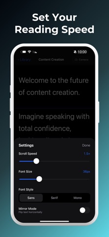 VidPrompter - Teleprompter screenshot