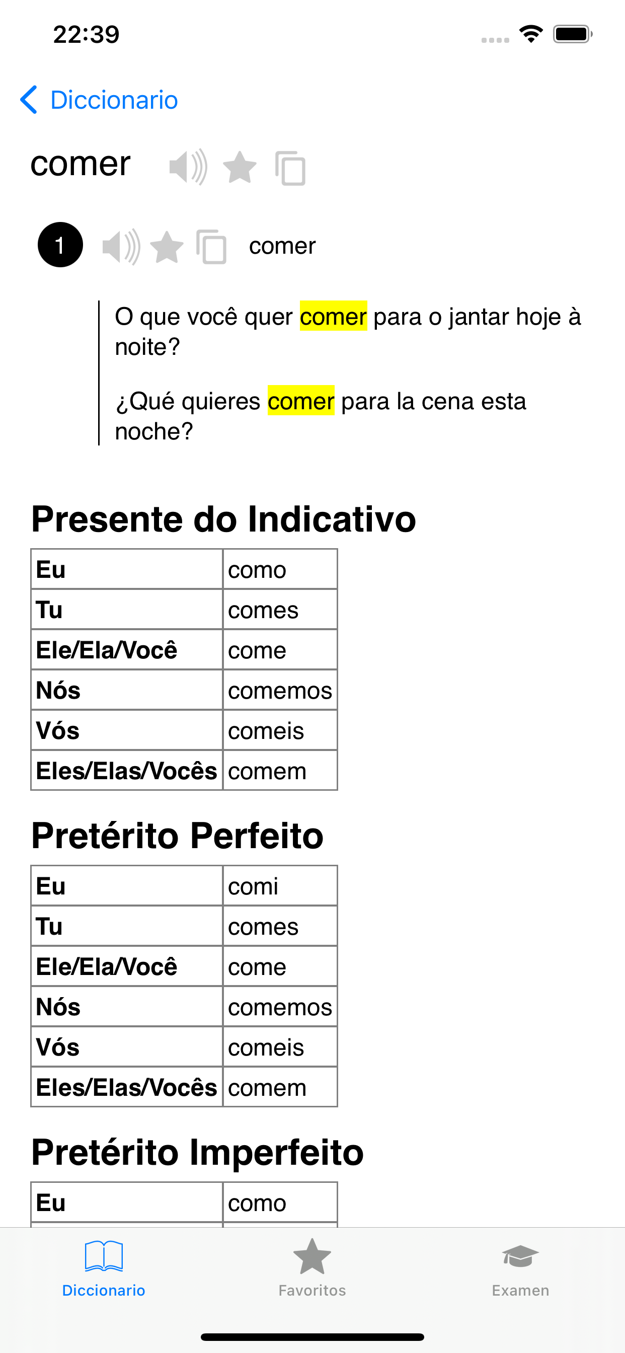 Portugués: Diccionario Básico