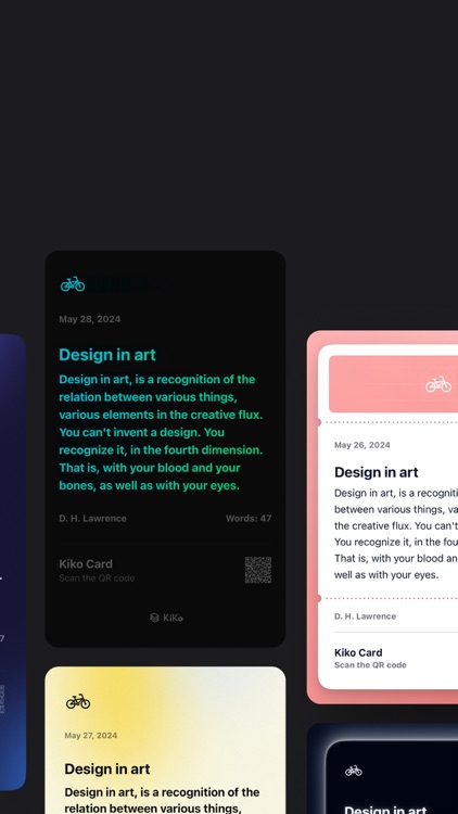 Kiko Card:Text Post & Carousel screenshot-9