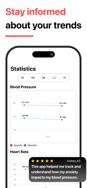 Press: Blood pressure monitor screenshot 3