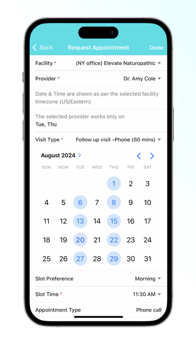 Elevate Naturopathic Screenshot