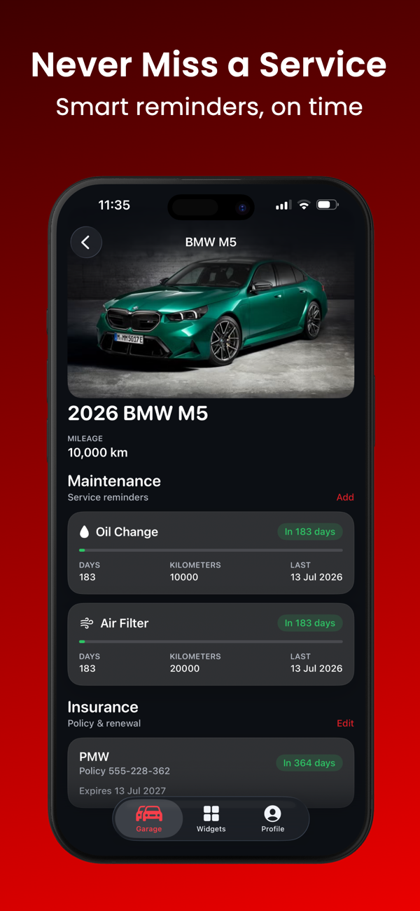 Garage Widgets screenshot 4