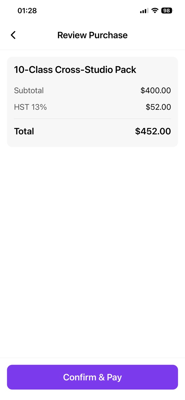 iPhone screenshot
