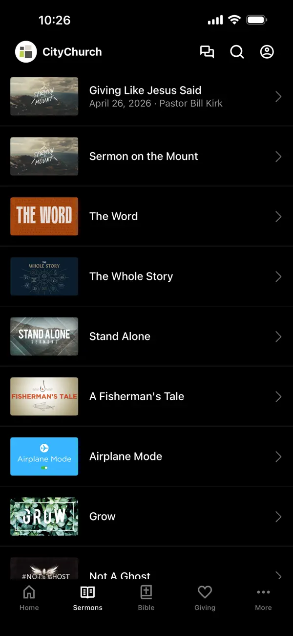 Screenshot #2 pour City Church AG