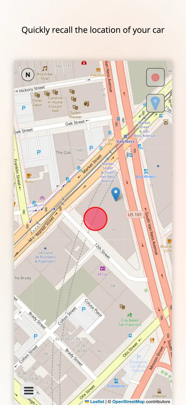 Screenshot #2 pour Find My Car (Ape Apps)