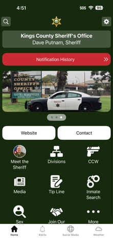Kings County Sheriff CA Screenshot 1 of 3