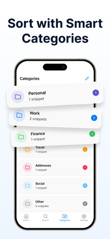 SnippetSave – Copy Paste Notes Screenshot 3 of 6