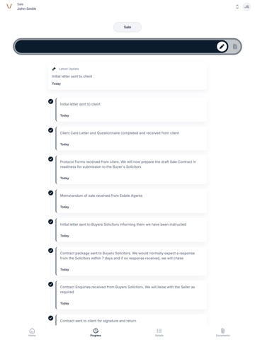 Vincents iPad screenshot