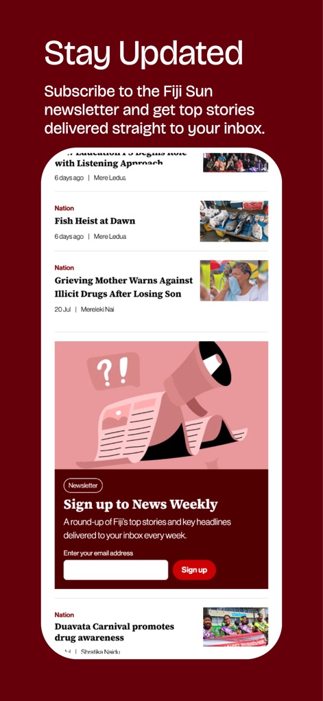 Fiji Sun - News App | MWM