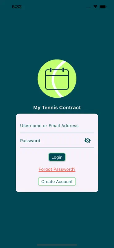 My Tennis Contract screenshot 1 of 8