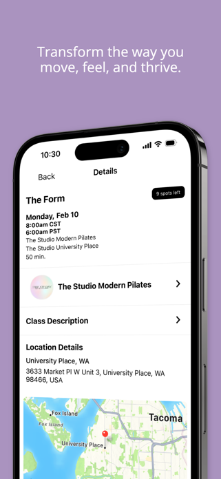 The Studio Modern Pilates. Screenshot 4 of 5
